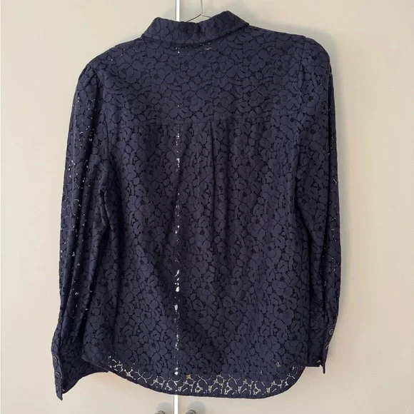 Milly Harlow Lace Shirt Size Large in perfect condition - Picture 5 of 5